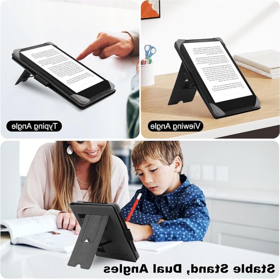 Universele Beschermhoes voor 6.8 Inch en 7 Inch E-Readers - Geschikt voor Kindle, Kobo en PocketBook - E-Book Reader Cover met Stijlvolle Bescherming van Merkloos