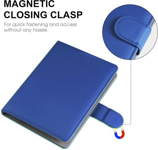 Universele E-reader Hoes voor 6" en 6.8" Pocketbook, Tolino, Sony en Kindle - Leer Beschermhoes voor Kobo Clara HD en Paperwhite