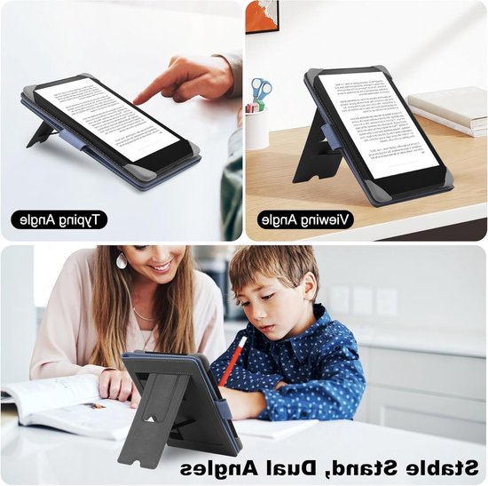 Universele E-reader Hoes voor 6.8 inch en 7 inch, Compatibel met Pocketbook, Tolino, Sony, Kindle en Kobo, Bescherming en Stijl voor E-Book Readers