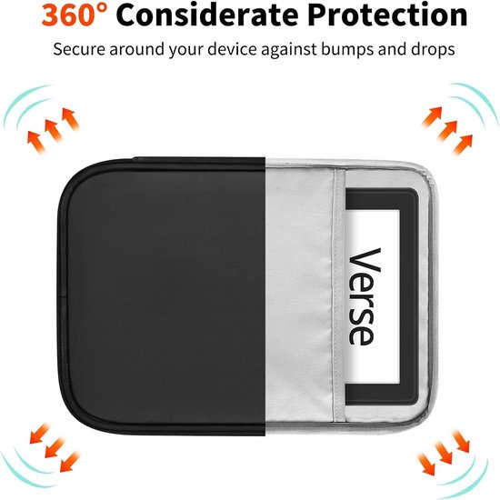 Universele Sleeve Tas voor 6 tot 7 Inch E-Readers zoals Kindle, Kobo en Tolino met Schokbestendige Bescherming