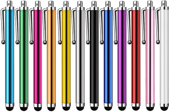 Universele Stylus Pen voor Smartphone en Tablet, 12 Stuks