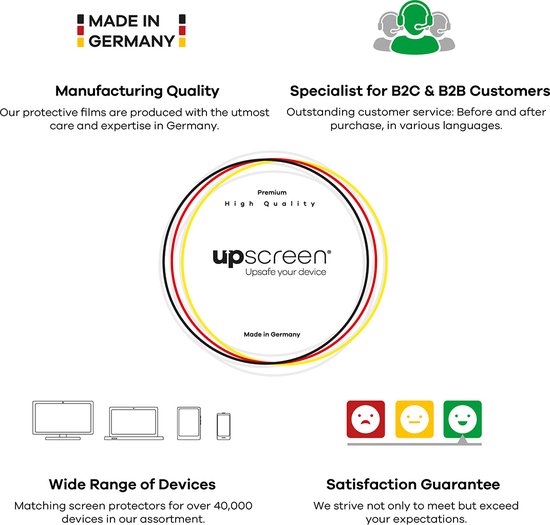 upscreen - Screenprotector voor Onyx Boox Note Air 4C - Folie Beschermfolie anti glare matte van upscreen