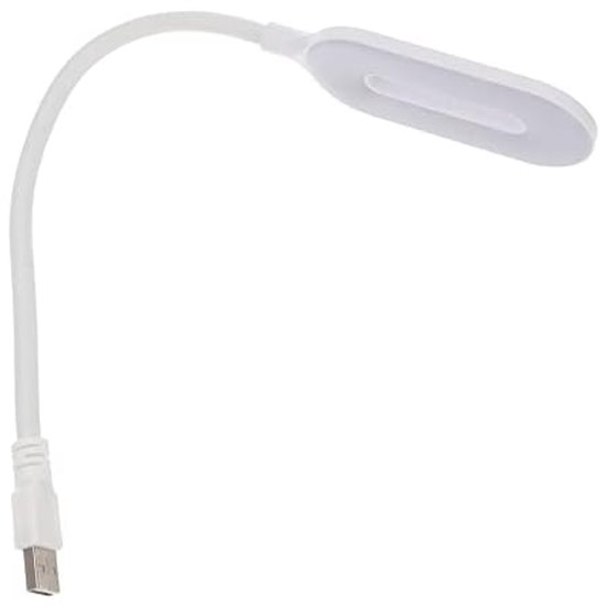 USB-leeslamp met flexibele zwanenhals LED-slaapkamer- en bureaulamp Laptopbedlamp, lichtgewicht en comfortabele lamp van Lichindo