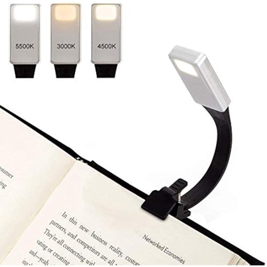 USB oplaadbare LED-leeslamp voor boeken, tijdschriften, e-books, tablets, reizen, enz. van Dikke Linde