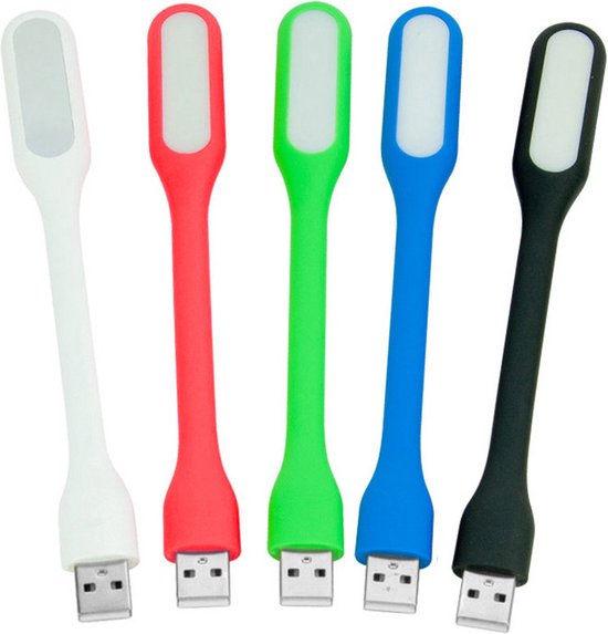 USB siliconen lamp - 6 led - laptop sterk - 1 Stucks - Willekeurige kleur van Merkloos