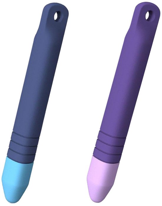 Verpakking met 2 capacitieve siliconen pennen, touchscreen pennen voor kinderen, geschikt voor capacitieve schermen in het voorschoolse onderwijs etc.