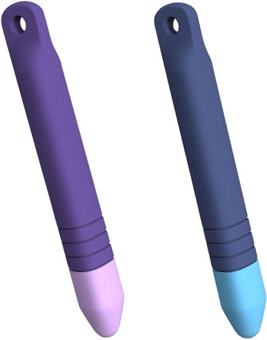 Verpakking van 2 siliconen touchscreenpennen - voor kinderen - Voor capacitieve schermen - voor vroege opvoeding