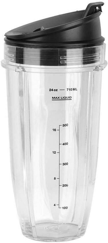 Vervangende Beker en Deksel Set Grootte 18oz, 24oz, 32oz voor Krachtige Mixer Compatibel van Anbige.