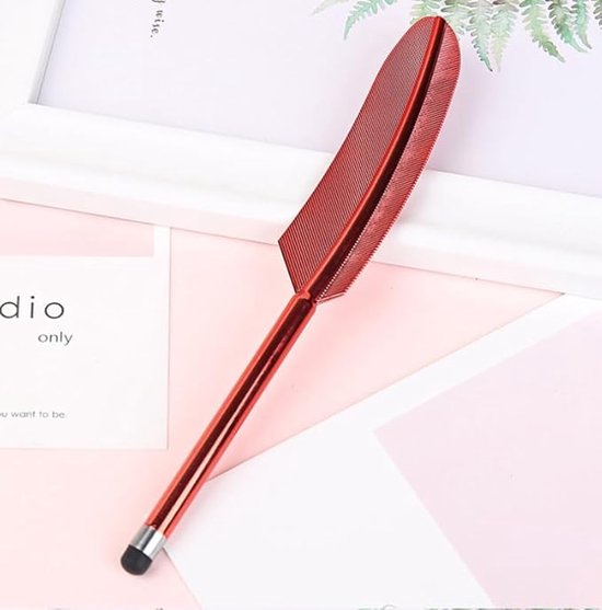 Vervangende S Pen, touchscreen-stylus, typepen Geschikt voor Samsung Galaxy Z Fold6, meerkleurige penpunt-stylus, compatibel met Kindle Fold5 tablet-smartphone - rood van Merkloos