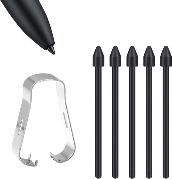 Vervangende touchscreen-styluspen set voor smartphones en tablets - zwart - hoge precisie - ideaal voor Samsung Galaxy modellen
