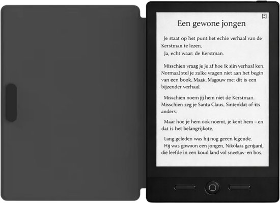 viciq Luma Pro E-reader - 2026 model - 6 inch touchscreen - 6" scherm - 64GB opslag voor 50.000 ebooks - Schermverlichting - E-book reader - Inclusief oplader - Inclusief leren beschermhoes van Merkloos