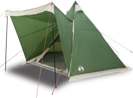 vidaXL - Tipitent - 6-persoons - waterdicht - groen van vidaXL