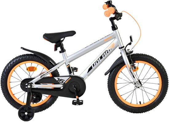 Volare Rocky Kinderfiets - Jongens - 16 inch - Grijs van Merkloos