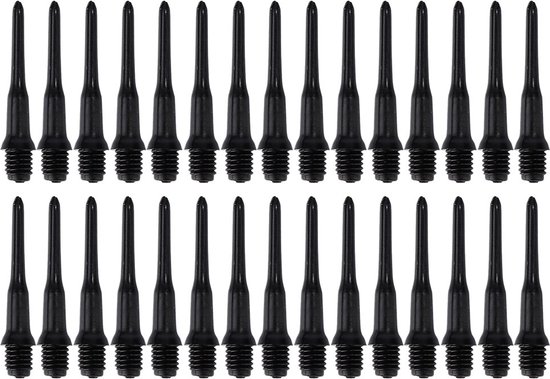 WiseGoods Dart Tips - Dart Shafts - Dartpijlen Soft Tips - Darts Reserve Punten Micro 2dba - 100 Stuks - Zwart van WiseGoods