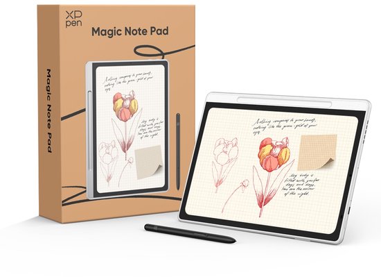 XPPen Magic Note Pad - E-Paper Tablet - 10,95 Inch - 128 GB - Android 14 van Merkloos