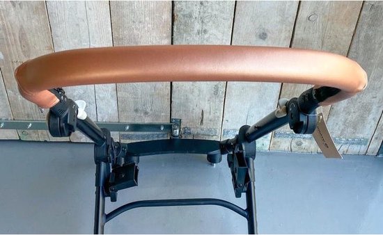 XQC - Mutsy Evo - Hoes voor Kinderwagen Duwstang - Cover voor Veiligheidsbeugel - Goud van Mutsy Evo