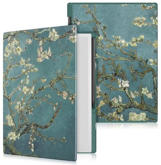 Xuanbeier Protective Case Compatible with Remarkable Paper Pro 11.8 inch with Pen Holder and Auto Sleep/Wake Function, Flower van Merkloos