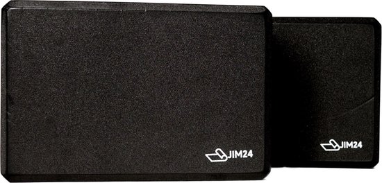 Yoga Blok Zwart - EVA Foam - Set van 2 van Core Balance